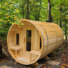 LeisureCraft CT Tranquility Barrel Sauna CTC2345W