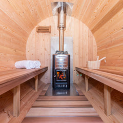 LeisureCraft CT Tranquility Barrel Sauna CTC2345W