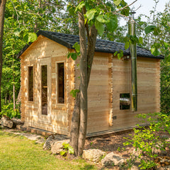 LeisureCraft CT Georgian Cabin Sauna with Changeroom CTC88CW